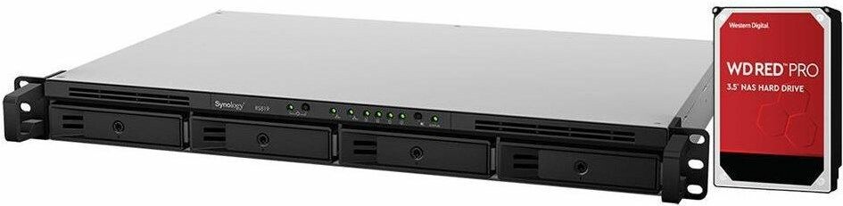 Boîtier NAS 4 baies Synology Rack Station RS819 - le Showroom.TV