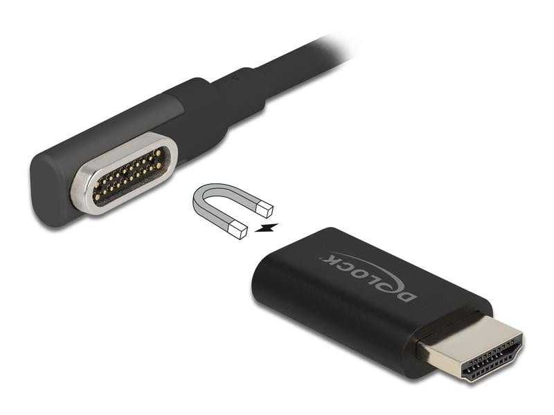 Delock Adapter HDMI - DVI-I, 4K/30Hz, Kabeltyp: Adapter, Videoanschluss  Seite A: HDMI, Videoanschluss Seite B: DVI-I - Baechler Informatique